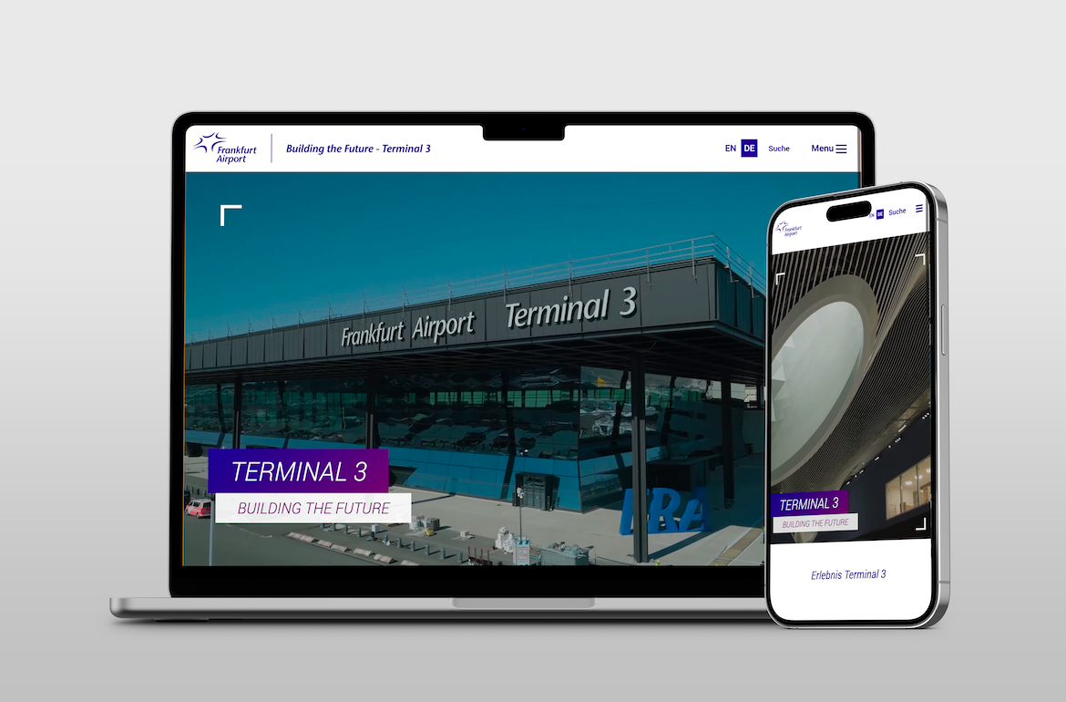 Terminal 3 - Screenshots der Startseite
